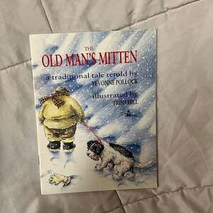 The Old Man's Mitten Children’s Paperback Book by Yevonne Pollock